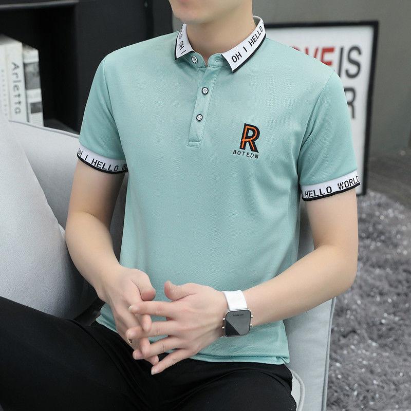 Новая мужская рубашка поло с буквенным принтом, мужская спортивная рубашка поло для повседневной одежды, летняя мужская одежда 3XL зелёный
Новая мужская рубашка поло с буквенным принтом, мужская спортивная рубашка поло для повседневной одежды, летняя мужская одежда 3XL зелёный