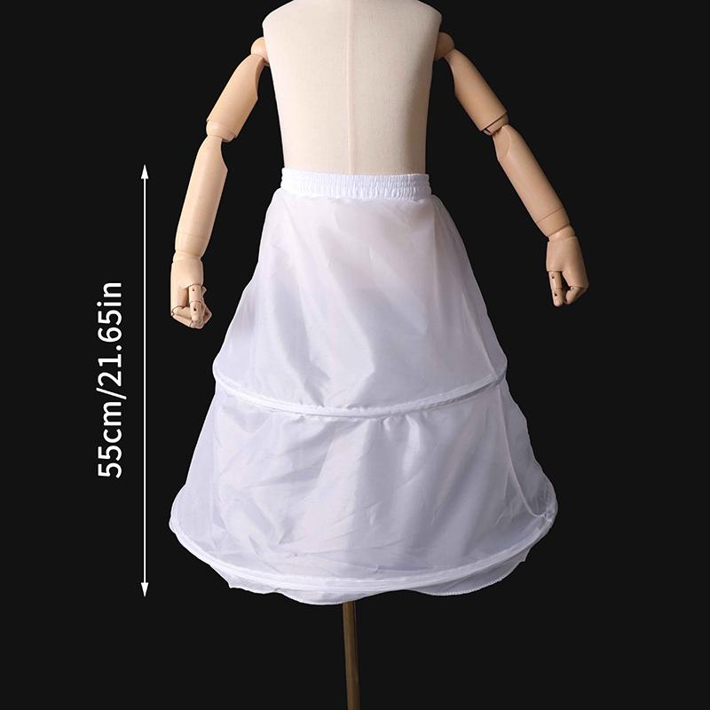 Girls Petticoat Underskirt W 2/3 Hoops Slip Girl Crinoline Flower Girl Dress Underskirt Elastic Waist For Dress-Up Playtime Fun 55CM
Girls Petticoat Underskirt W 2/3 Hoops Slip Girl Crinoline Flower Girl Dress Underskirt Elastic Waist For Dress-Up Playtime Fun 55CM