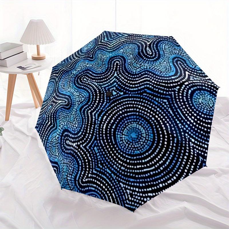 1pc Mosaic Waves Automatic Open 8-Rib Windproof Umbrella, Travel & Commuting, Suitable for All Seasons
1pc Mosaic Waves Automatic Open 8-Rib Windproof Umbrella, Travel & Commuting, Suitable for All Seasons