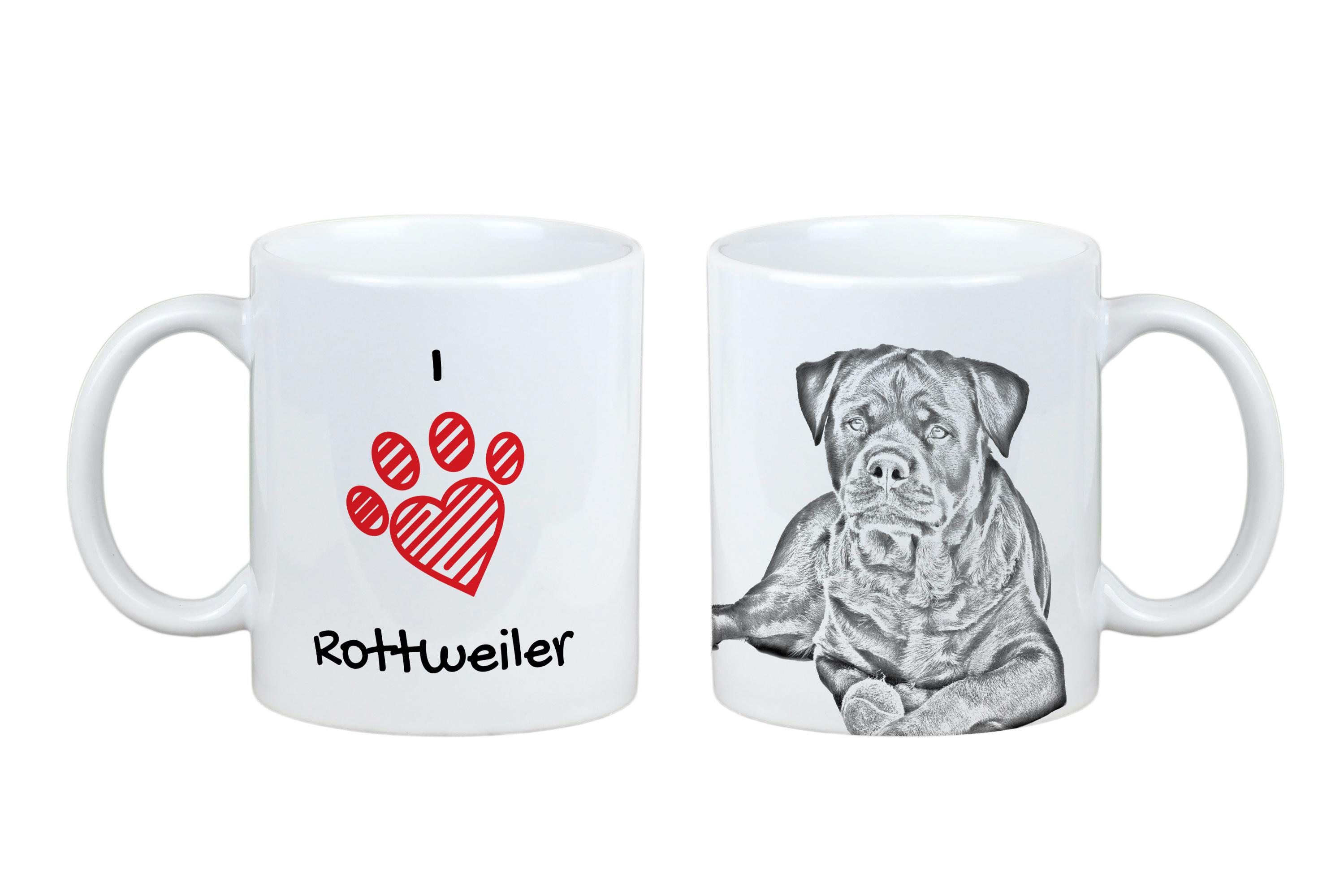 Rottweiler, Rott, Rottie - cup with a dog, cute cup with graphics, a gift with your photo from the Art-Dog brand білий
Rottweiler, Rott, Rottie - cup with a dog, cute cup with graphics, a gift with your photo from the Art-Dog brand білий