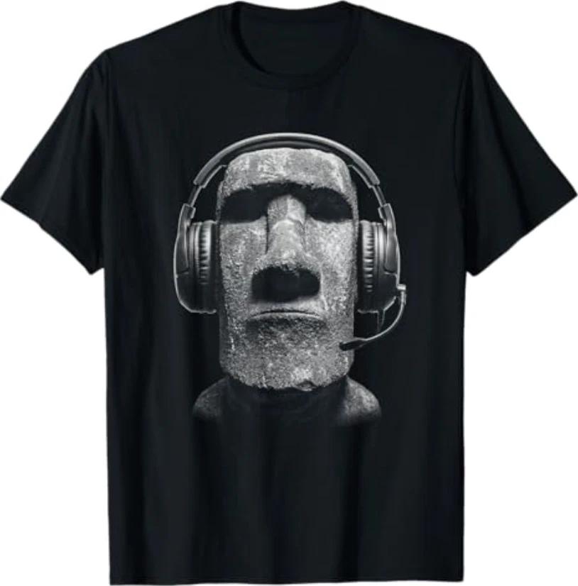 Funny Gamer Y2K Easter Island Moai Statue Head T-Shirt L
Funny Gamer Y2K Easter Island Moai Statue Head T-Shirt L