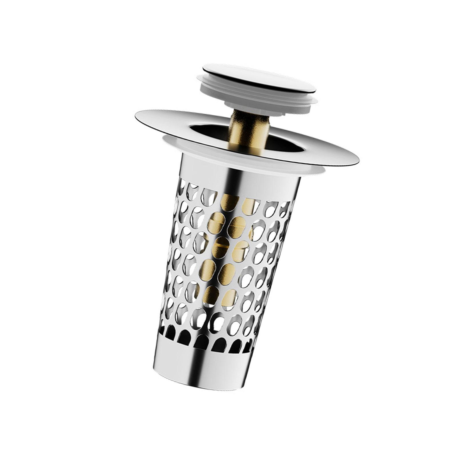 Metal Drain Plug Kitchen Sink Drain Strainer Stoppers Bounce Cores Strainer Basket Filter Push Type Sink Stoppers
Metal Drain Plug Kitchen Sink Drain Strainer Stoppers Bounce Cores Strainer Basket Filter Push Type Sink Stoppers