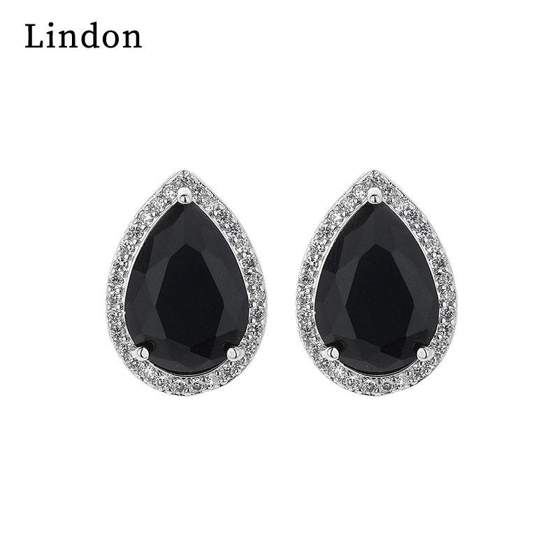 Женские серьги Lindon из медного сплава с цирконием, серьги-капли для женщин, подарки для свадебной вечеринки чёрный
Женские серьги Lindon из медного сплава с цирконием, серьги-капли для женщин, подарки для свадебной вечеринки чёрный