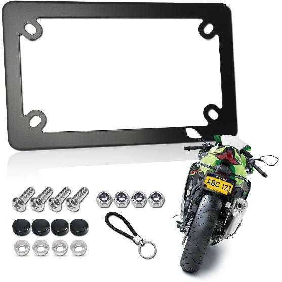 Motorcycle License Plate Frame - American Flag Stainless Steel Bike Tag Plate Holder, USA Patriotic Heavy-Duty Metal Bracket with Mounting Screws чёрный
Motorcycle License Plate Frame - American Flag Stainless Steel Bike Tag Plate Holder, USA Patriotic Heavy-Duty Metal Bracket with Mounting Screws чёрный
