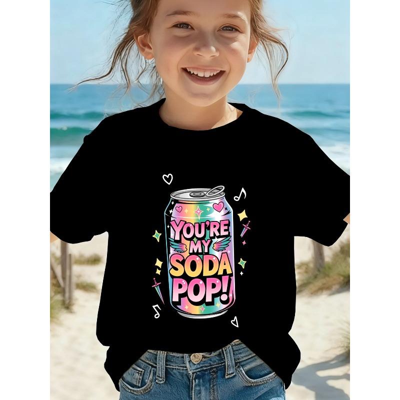 European sizes Girls YOU RE MY SODA POP K-pop T-Shirt - Cute Soda Can Top with Round Neck, Short Sleeve 98cm чёрный
European sizes Girls YOU RE MY SODA POP K-pop T-Shirt - Cute Soda Can Top with Round Neck, Short Sleeve 98cm чёрный