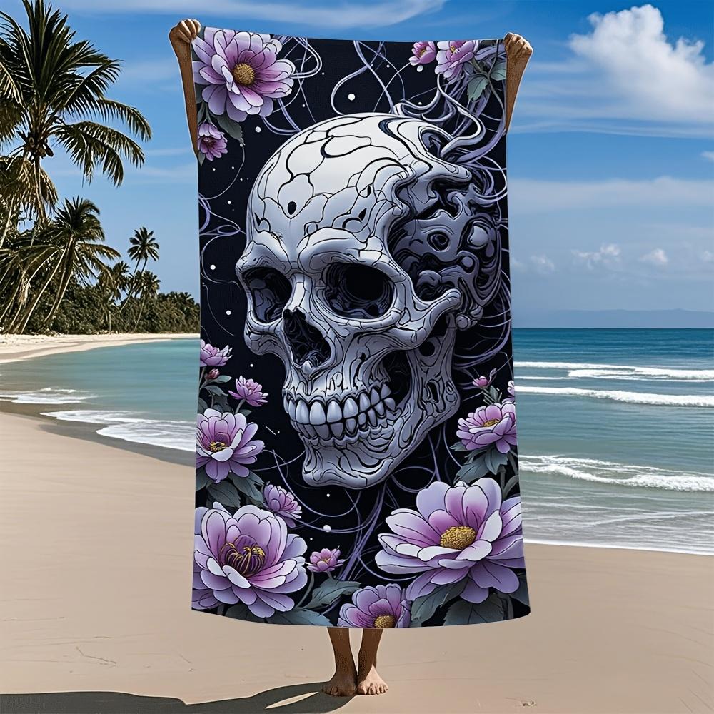 Skull Microfiber Bath Towel Set- Fast Drying Super Soft Highly Absorbent Modern Aesthetic Ideal for Bathroom Pool or Travel W40*H60(CM)
Skull Microfiber Bath Towel Set- Fast Drying Super Soft Highly Absorbent Modern Aesthetic Ideal for Bathroom Pool or Travel W40*H60(CM)