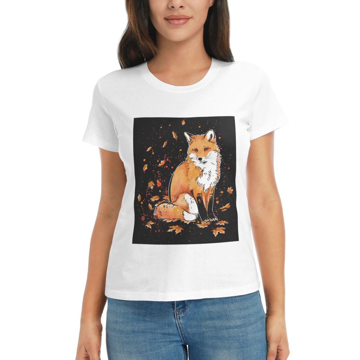 Women TShirt Fox In The Snow Classic Summer Short Sleeve Tees Round Neck Cotton T Shirts Clothes Tops Streetwear S
Women TShirt Fox In The Snow Classic Summer Short Sleeve Tees Round Neck Cotton T Shirts Clothes Tops Streetwear S