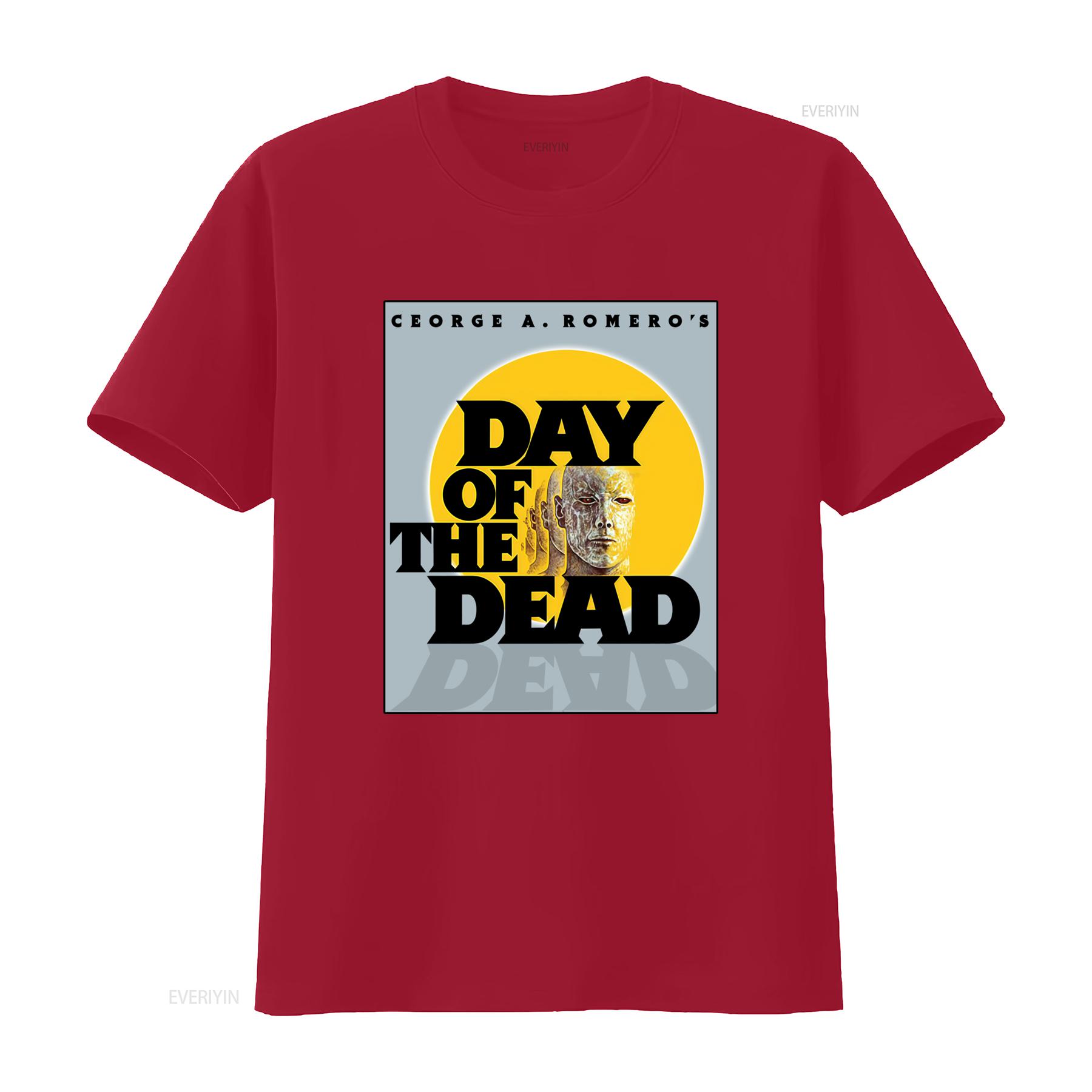 1985 George A Romeros Day of the Dead Movie T Shirt Heavy Cotton vintage Washed Stretched fashion Versatile Casual streetwear S
1985 George A Romeros Day of the Dead Movie T Shirt Heavy Cotton vintage Washed Stretched fashion Versatile Casual streetwear S