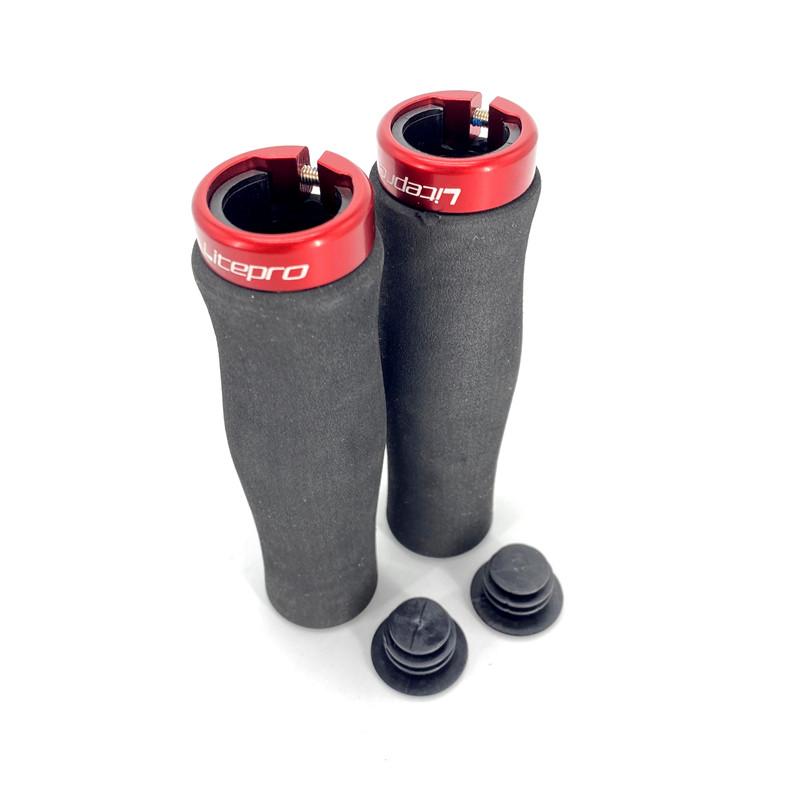 Litepro Folding Bike Mountain Bike Grips 22.2mm 132mm Ultralight Comfortable Sponge Non-slip Single Lock Ring Bicycle Grips
Litepro Folding Bike Mountain Bike Grips 22.2mm 132mm Ultralight Comfortable Sponge Non-slip Single Lock Ring Bicycle Grips