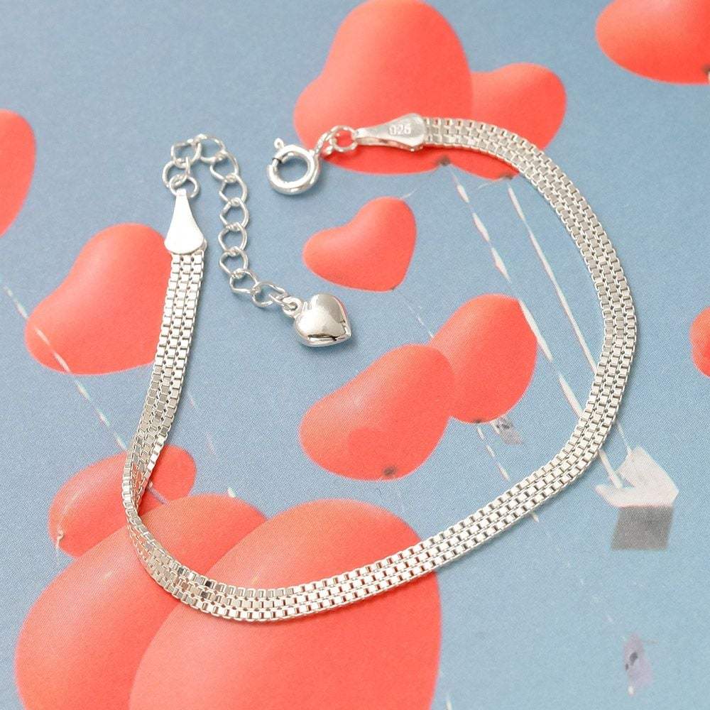92.5 Silver Snake Chain Watch Strap Silver Bracelet
92.5 Silver Snake Chain Watch Strap Silver Bracelet