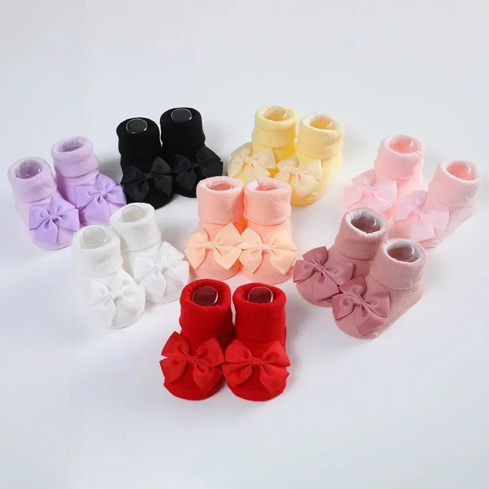Knitted Cotton Baby Girl Socks with Headband Newborn Socks and Hairband Ribbon Bow Breathable Socks Babies Accessories 3-12M
Knitted Cotton Baby Girl Socks with Headband Newborn Socks and Hairband Ribbon Bow Breathable Socks Babies Accessories 3-12M