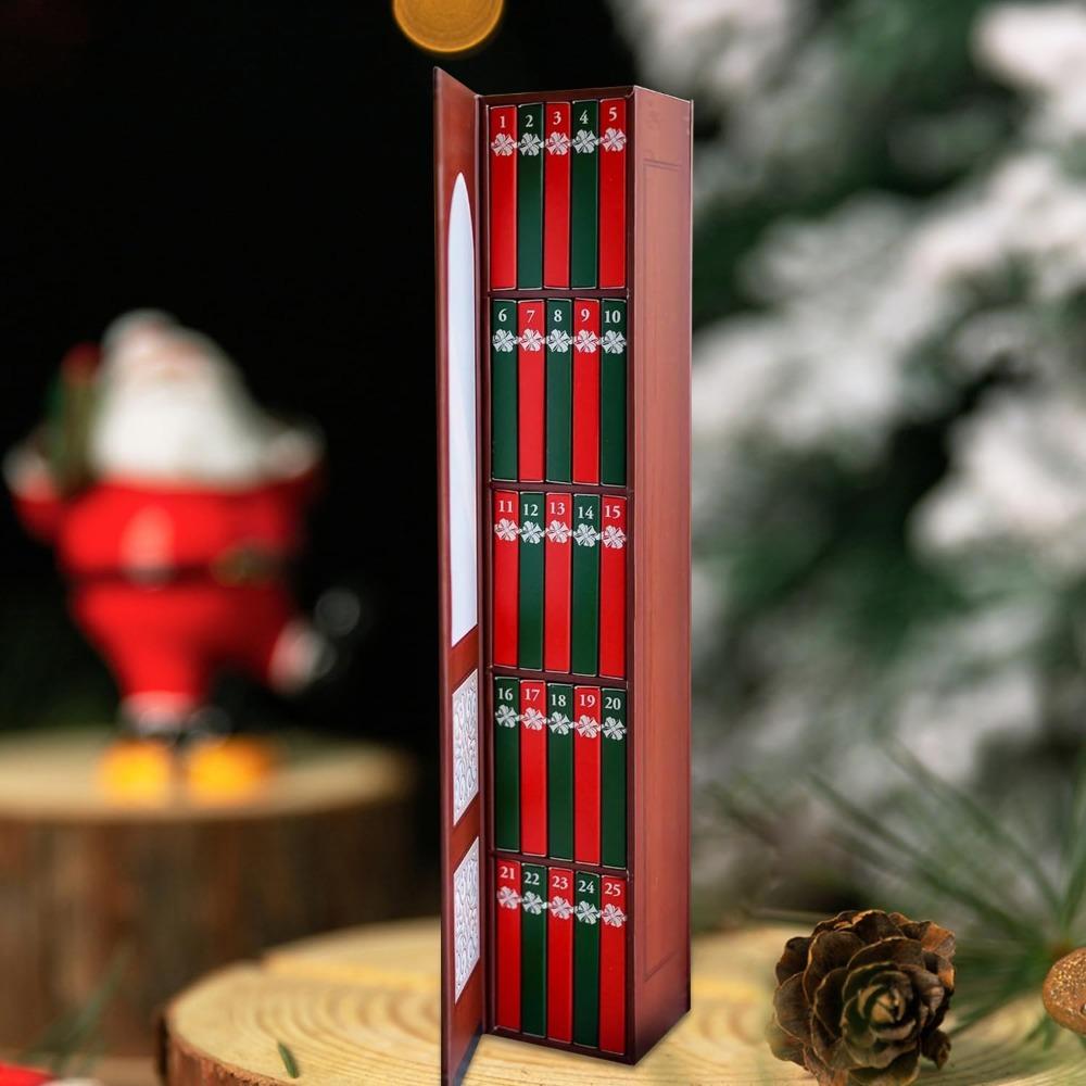 Новогодний мини-календарь с украшением в виде книги, адвент-календарь с 24 книгами, праздничные атрибуты, настольный адвент-календарь, рождественские подарки, книжная полка, рождественские подарки 39X7X6cm красный
Новогодний мини-календарь с украшением в виде книги, адвент-календарь с 24 книгами, праздничные атрибуты, настольный адвент-календарь, рождественские подарки, книжная полка, рождественские подарки 39X7X6cm красный