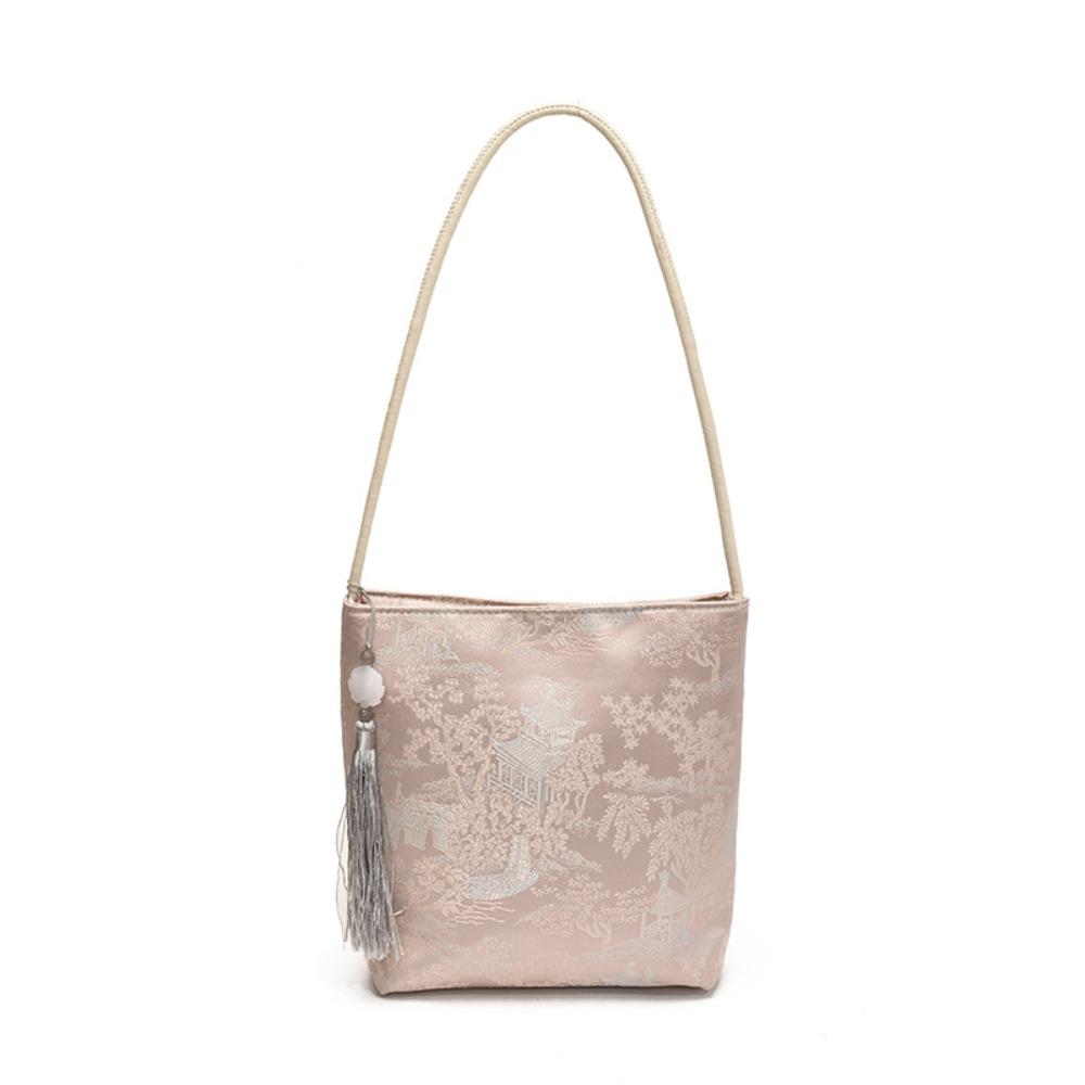 Retro Retro Shoulder Bag Tassel Elegant Underarm Bag Fashion New Chinese Style Handbag Versatile рожевий
Retro Retro Shoulder Bag Tassel Elegant Underarm Bag Fashion New Chinese Style Handbag Versatile рожевий