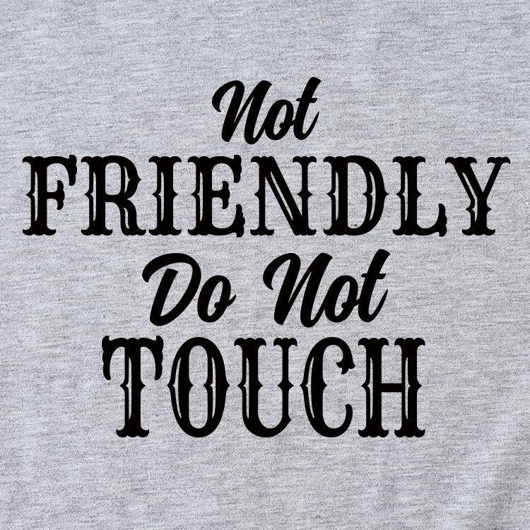 Women s Loose-Fit Round Neck Short Sleeve T-Shirt - Not Friendly, Do Not Touch Design Extra Extra Large
Women s Loose-Fit Round Neck Short Sleeve T-Shirt - Not Friendly, Do Not Touch Design Extra Extra Large
