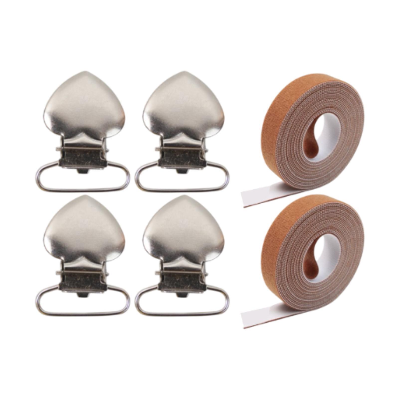 4Pcs Scroll Rod Side Tension Clips Professional Reusable Needlework with 2 Fixed Straps Adjustable Multipurpose Sewing Gadgets срібний
4Pcs Scroll Rod Side Tension Clips Professional Reusable Needlework with 2 Fixed Straps Adjustable Multipurpose Sewing Gadgets срібний