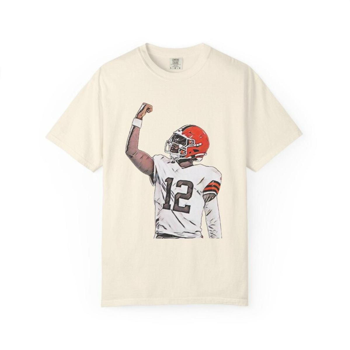 Shedeur Sanders Celebration T Shirt Cleveland Football Theme Unisex Garment Dyed Tee Soft Comfort Fan Apparel 4XL
Shedeur Sanders Celebration T Shirt Cleveland Football Theme Unisex Garment Dyed Tee Soft Comfort Fan Apparel 4XL