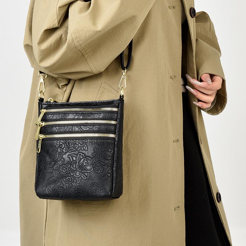 Leather Women Shoulder Messenger Bag Multilayer Bucket Female Purse Fashion Luxury Handbag Design Daily Wallet 17cm 7cm 19cm
Leather Women Shoulder Messenger Bag Multilayer Bucket Female Purse Fashion Luxury Handbag Design Daily Wallet 17cm 7cm 19cm