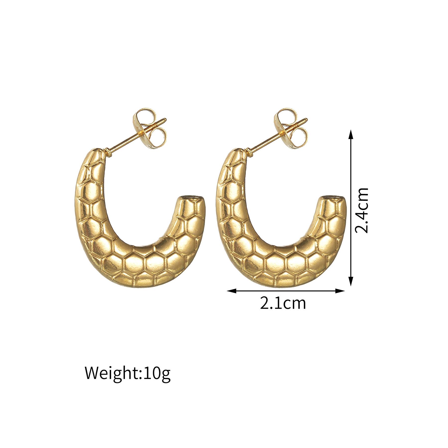 Atoztide Trendy Simple Design Heart Stud Earrings for Women Stainless Steel Gold Color Irregular Earrings Christmas Jewelry Gift
Atoztide Trendy Simple Design Heart Stud Earrings for Women Stainless Steel Gold Color Irregular Earrings Christmas Jewelry Gift