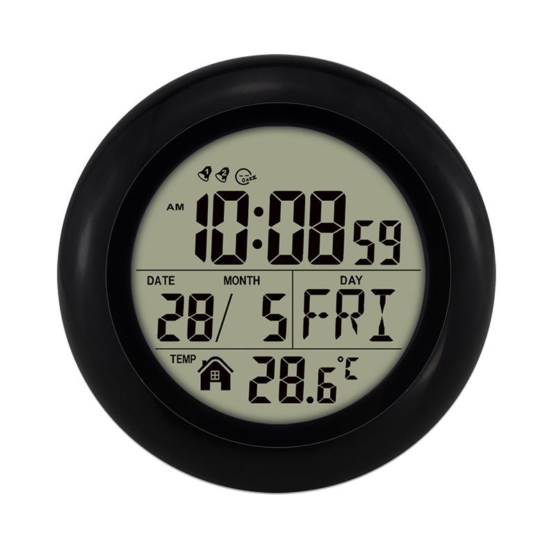 7-inch Luxury Dual Alarm Clock with LCD Display & Perpetual Calendar, Wall-Mountable & Multi-Function
7-inch Luxury Dual Alarm Clock with LCD Display & Perpetual Calendar, Wall-Mountable & Multi-Function
