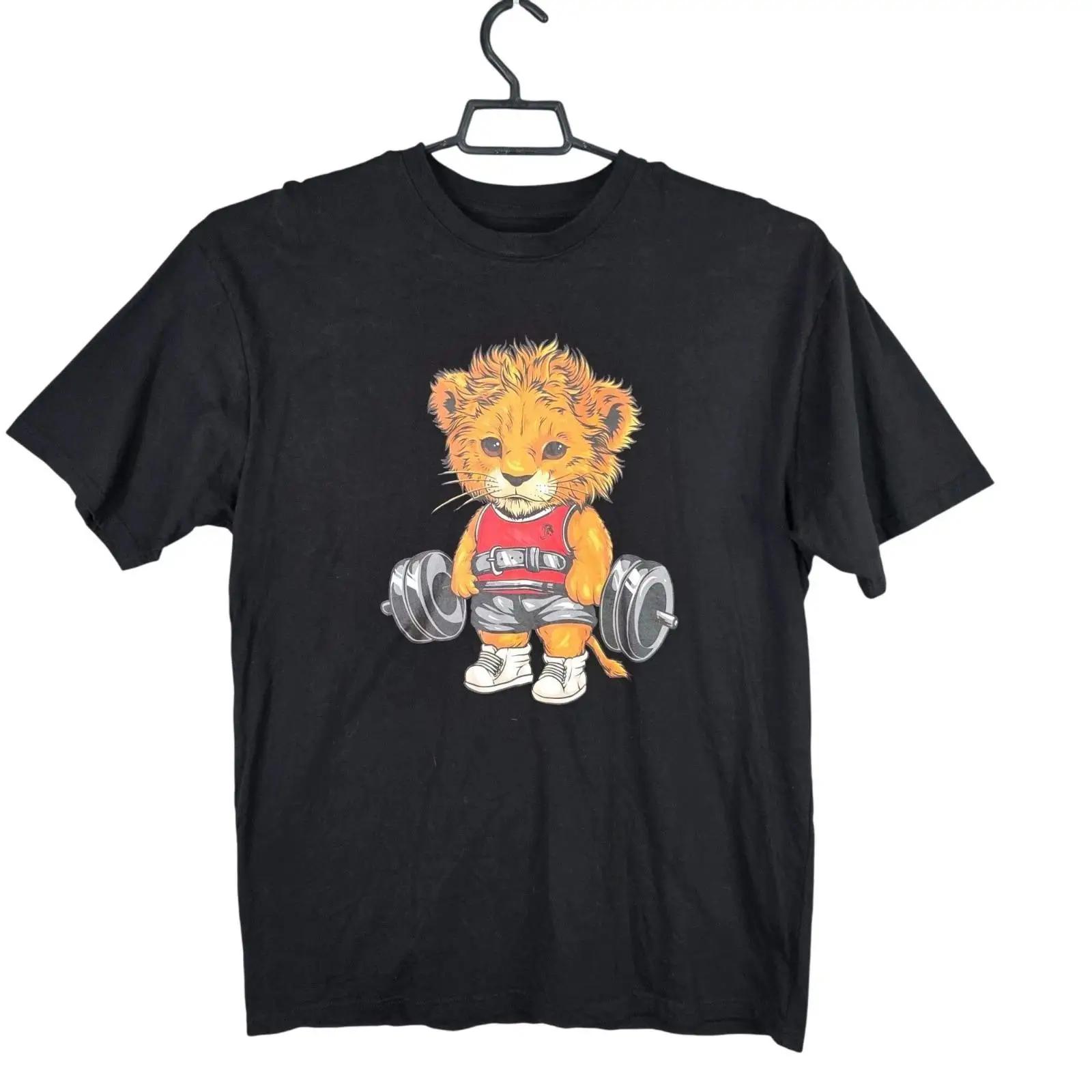 Mens Streignth Black T Shirt Lion 100 Cotton Size XL vintage Washed Comfortable graphic Casual Versatile streetwear Breathable 5XL різнокольоровий
Mens Streignth Black T Shirt Lion 100 Cotton Size XL vintage Washed Comfortable graphic Casual Versatile streetwear Breathable 5XL різнокольоровий