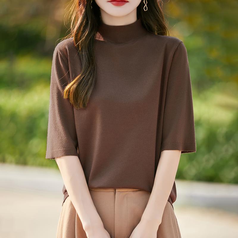 Всесезонный женский свитер из 50% шерсти и 50% шелка | Легкий теплый свитер из смеси | Роскошный трикотаж из кашемира и шелка L темно-коричневого
Всесезонный женский свитер из 50% шерсти и 50% шелка | Легкий теплый свитер из смеси | Роскошный трикотаж из кашемира и шелка L темно-коричневого