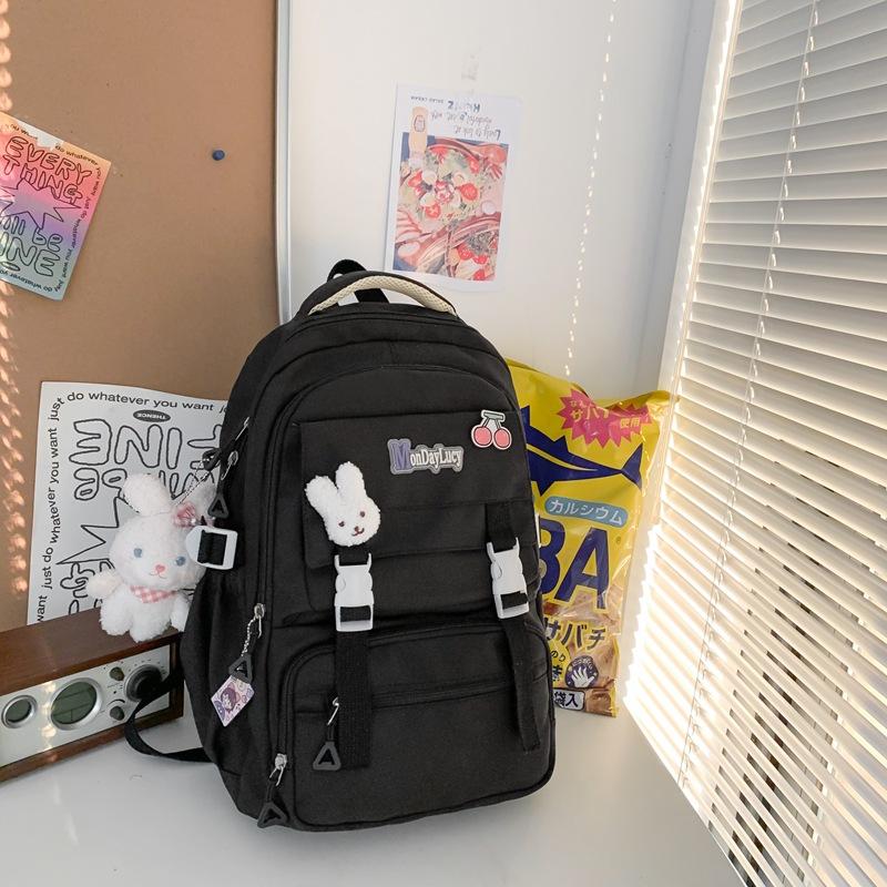 School bag junior high school girls new high value large capacity middle school primary school students high school students backpack fashion чорний
School bag junior high school girls new high value large capacity middle school primary school students high school students backpack fashion чорний