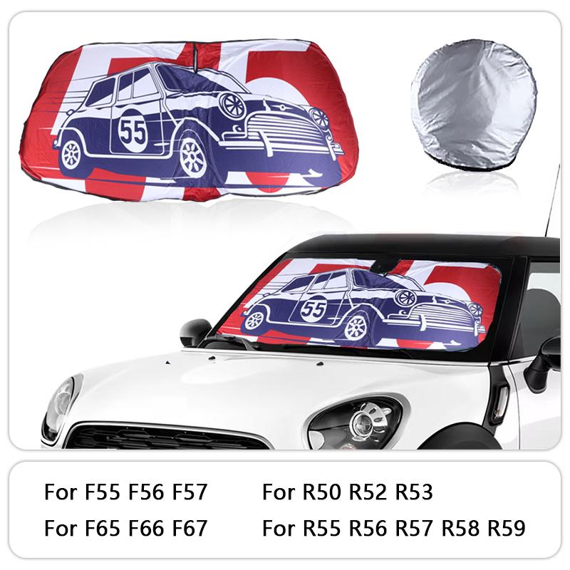 Car Front Window SunShade Cover Blocks UV Reflector For Mini Cooper One R50 R53 R56 R60 F55 F56 R58 R59 Windshield Sunshade
Car Front Window SunShade Cover Blocks UV Reflector For Mini Cooper One R50 R53 R56 R60 F55 F56 R58 R59 Windshield Sunshade