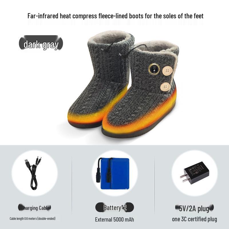 Couple s Electric Heated Boots - Non-Slip, Thick Sole, High-Top Winter Shoes with Smart Temperature Control 43-44 (Fits 42-43)
Couple s Electric Heated Boots - Non-Slip, Thick Sole, High-Top Winter Shoes with Smart Temperature Control 43-44 (Fits 42-43)