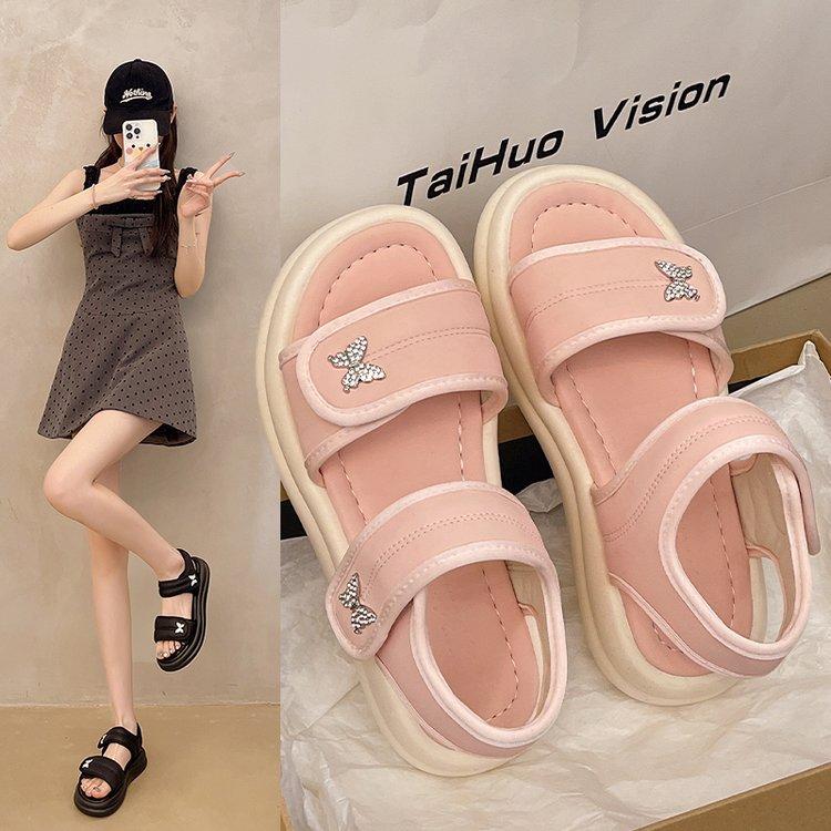 Roman sandals women s 2025 summer new Velcro platform sports sandals women s versatile casual beach sandals 41 розовый
Roman sandals women s 2025 summer new Velcro platform sports sandals women s versatile casual beach sandals 41 розовый