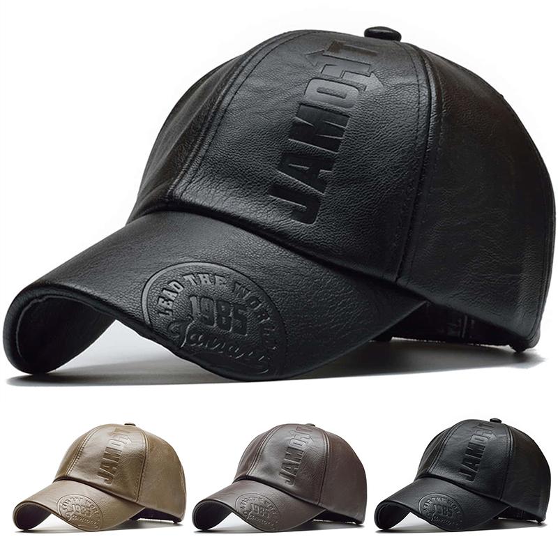 Чоловіча вінтажна регульована бейсбольна кепка з PU шкірою Snapback Hat Para Hombre Mens Trucker Caps Dad Hat зимові теплі шапки Casquette коричневий
Чоловіча вінтажна регульована бейсбольна кепка з PU шкірою Snapback Hat Para Hombre Mens Trucker Caps Dad Hat зимові теплі шапки Casquette коричневий