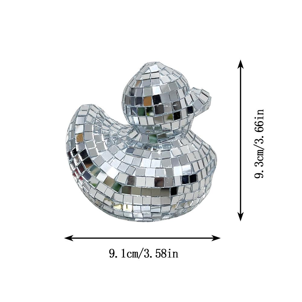 Creative Disco Duck Mirror Glass Ornament for Home Decor серебряный
Creative Disco Duck Mirror Glass Ornament for Home Decor серебряный