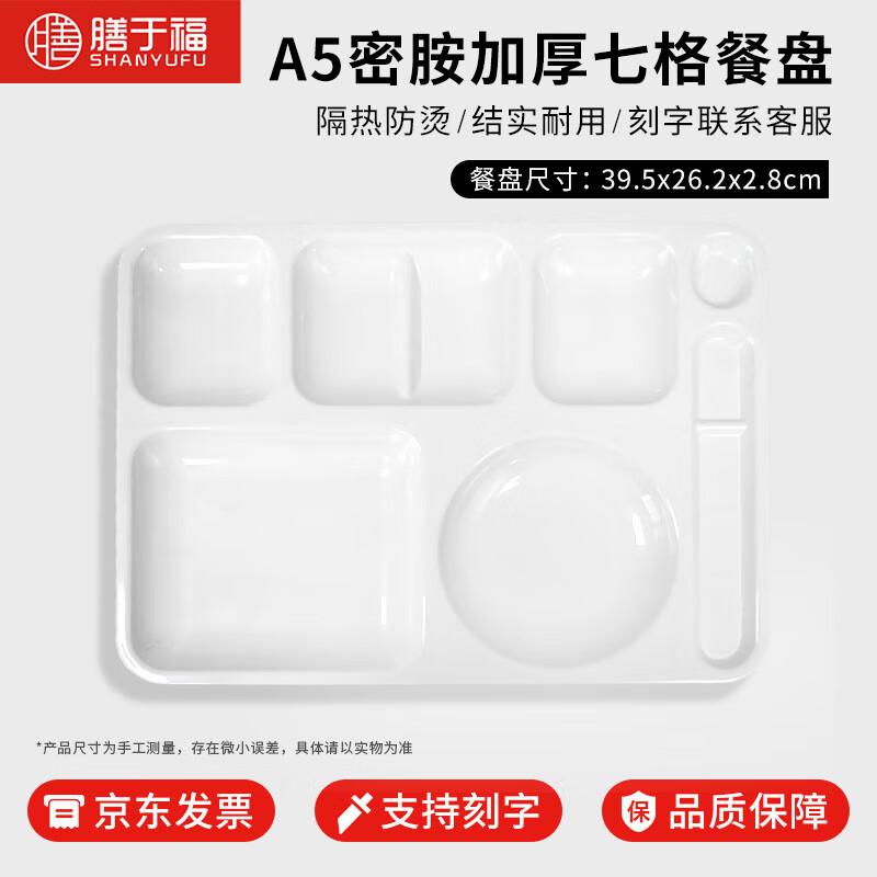 Commercial 7-Compartment Melamine Divided Serving Plate
Commercial 7-Compartment Melamine Divided Serving Plate