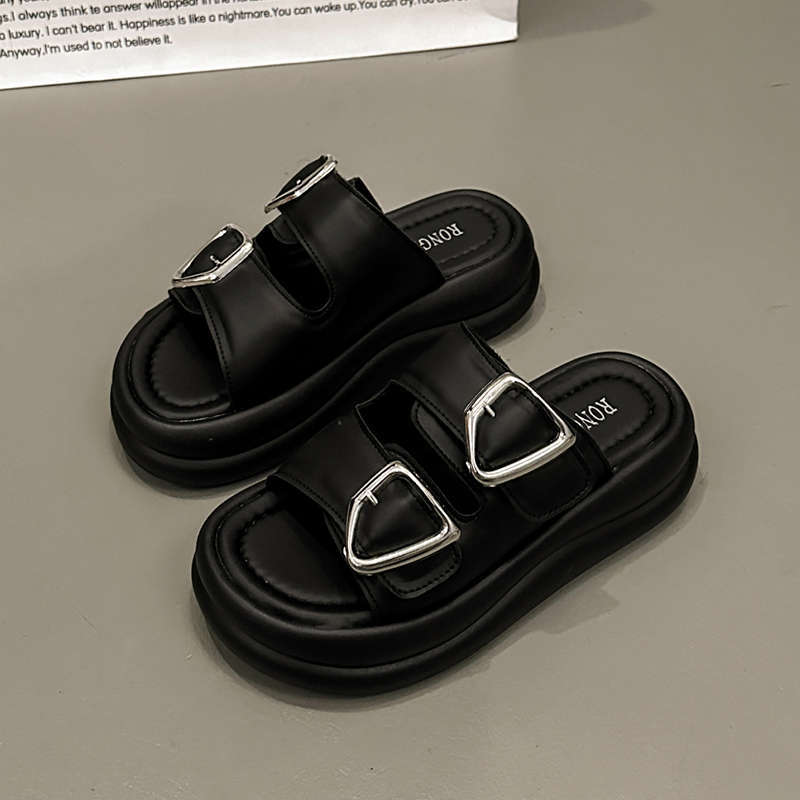 Premium maternity soft-soled shoes super fire beach with skirt sandals women 2025 summer new thick-soled one-word slippers 40 чёрный
Premium maternity soft-soled shoes super fire beach with skirt sandals women 2025 summer new thick-soled one-word slippers 40 чёрный