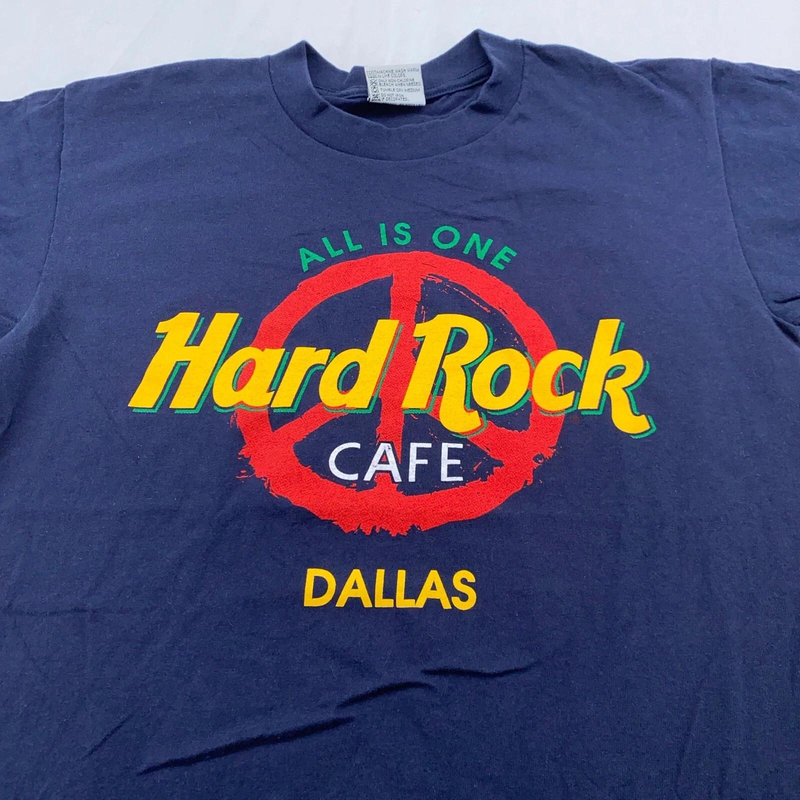 vintage 90s HARD ROCK CAFE DALLAS TX ALL IS ONE T-Shirt SMALL peace M
vintage 90s HARD ROCK CAFE DALLAS TX ALL IS ONE T-Shirt SMALL peace M