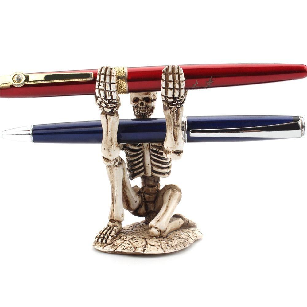 Durable Skull Pen Holder Skeleton Skull Pen Display Exquisite Makeup Brush Holder Desktop Decor Skull
Durable Skull Pen Holder Skeleton Skull Pen Display Exquisite Makeup Brush Holder Desktop Decor Skull