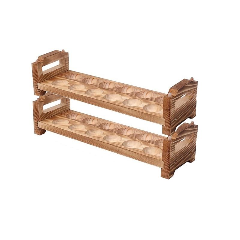 Sturdy Wooden Double Tiers Eggs Rack For Home Kitchen Storage Wood Large Capacity Eggs Organization Stand 1
Sturdy Wooden Double Tiers Eggs Rack For Home Kitchen Storage Wood Large Capacity Eggs Organization Stand 1