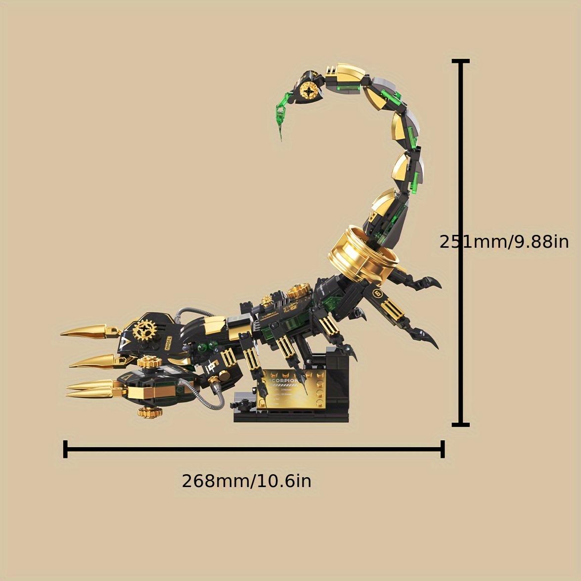 Scorpion building block set, animal model, suitable for family and boyfriend, birthday, Christmas and New Year gifts чёрный
Scorpion building block set, animal model, suitable for family and boyfriend, birthday, Christmas and New Year gifts чёрный