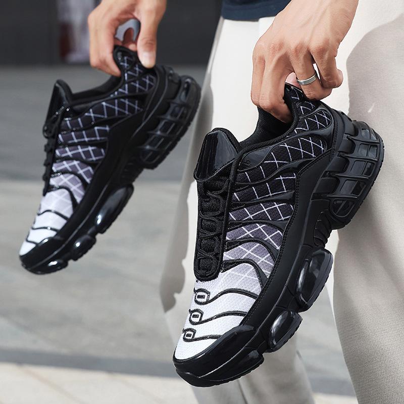 Breathable trend air cushion shoes men s running shoes men s sports shoes casual mesh large size shoes 39 чёрный
Breathable trend air cushion shoes men s running shoes men s sports shoes casual mesh large size shoes 39 чёрный