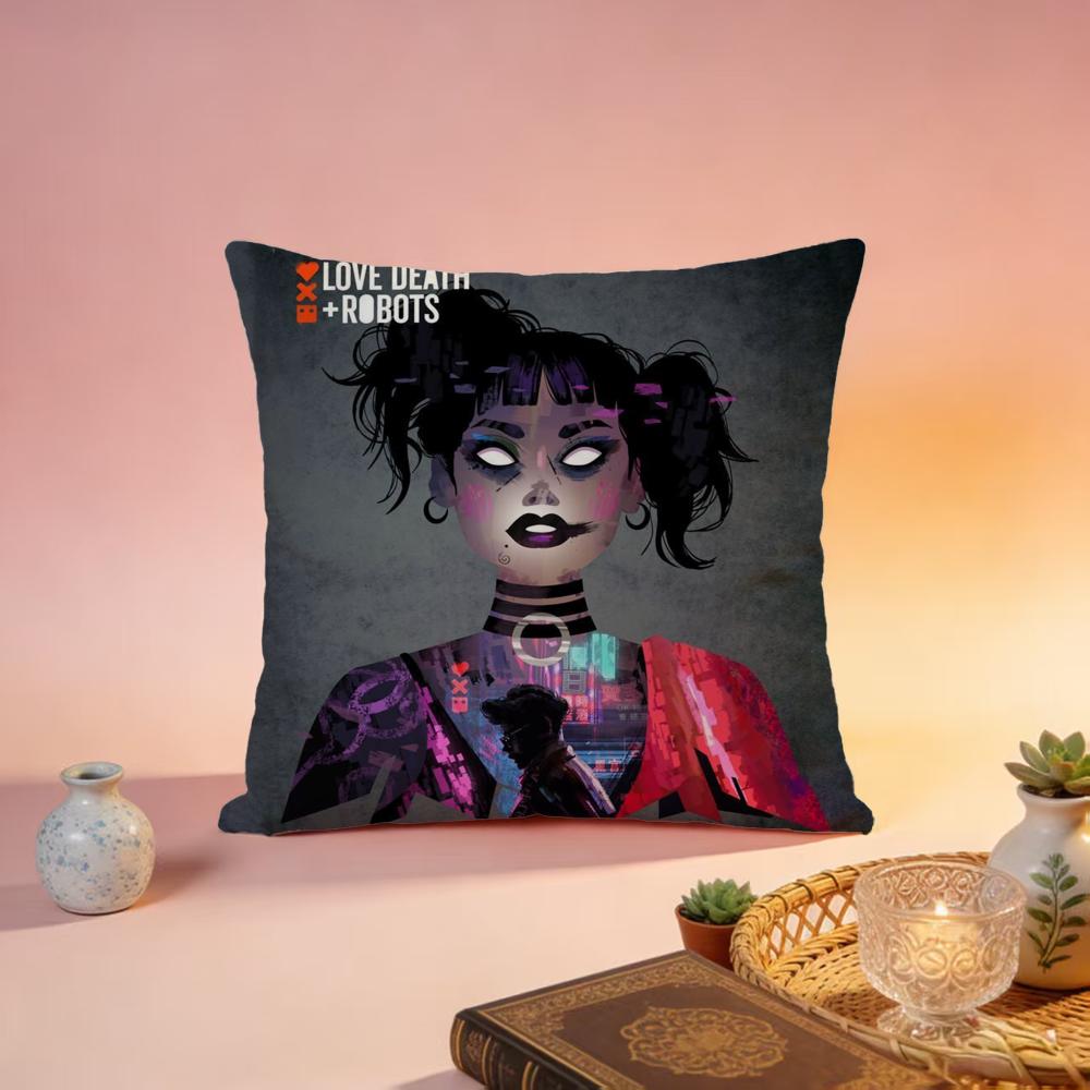 Popular LLove Death Robotsable Cushion Cover Premium SkinFriendly Pillow Case MultiPurpose for Home Office Travel 30X30cm
Popular LLove Death Robotsable Cushion Cover Premium SkinFriendly Pillow Case MultiPurpose for Home Office Travel 30X30cm