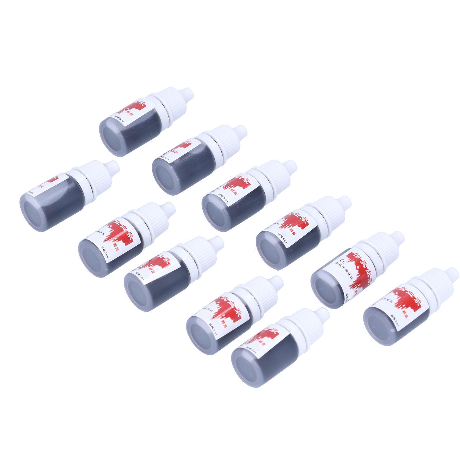 Halloween Party Fake Blood Cosplay Stage Performance Fake Blood Makeup Tool 5ml x 11pcs
Halloween Party Fake Blood Cosplay Stage Performance Fake Blood Makeup Tool 5ml x 11pcs