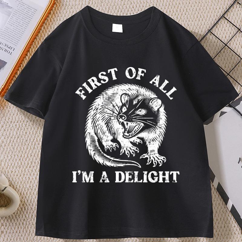 I m A Delight Funny Graphic Tee Possum Short Sleeve Round Neck T-shirt Men Women Casual Animal Tshirt Streetwear Clothes - Me... 5XL різнокольоровий
I m A Delight Funny Graphic Tee Possum Short Sleeve Round Neck T-shirt Men Women Casual Animal Tshirt Streetwear Clothes - Me... 5XL різнокольоровий