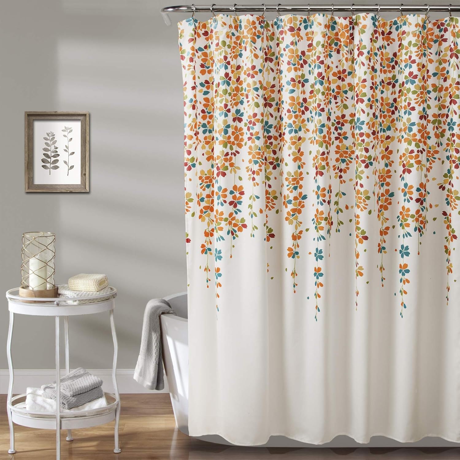 Fabric Shower Curtain, Polyester Waterproof Quick-Drying Weighted Hem Shower Curtains Set For Bathroom (Hanging Leaf, 72 *72 ) W60H190(CM)-1 Pcs
Fabric Shower Curtain, Polyester Waterproof Quick-Drying Weighted Hem Shower Curtains Set For Bathroom (Hanging Leaf, 72 *72 ) W60H190(CM)-1 Pcs