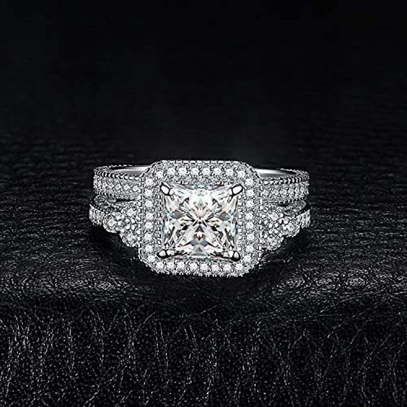 CAOSHI 2Pcs/Set Eternity Engagement Rings for Women Copper Color Brilliant Cubic Zirconia Elegant Wedding Party Luxury Zircon 6
CAOSHI 2Pcs/Set Eternity Engagement Rings for Women Copper Color Brilliant Cubic Zirconia Elegant Wedding Party Luxury Zircon 6
