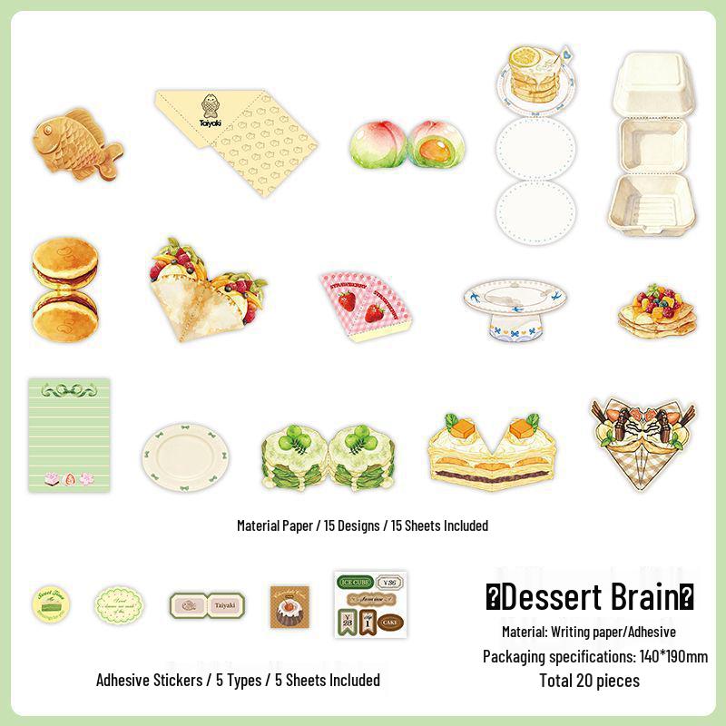 Infeel.Me Fresh Store 8th Series DIY Fun Food Mechanism Bullet Journal Decoration Pack
Infeel.Me Fresh Store 8th Series DIY Fun Food Mechanism Bullet Journal Decoration Pack