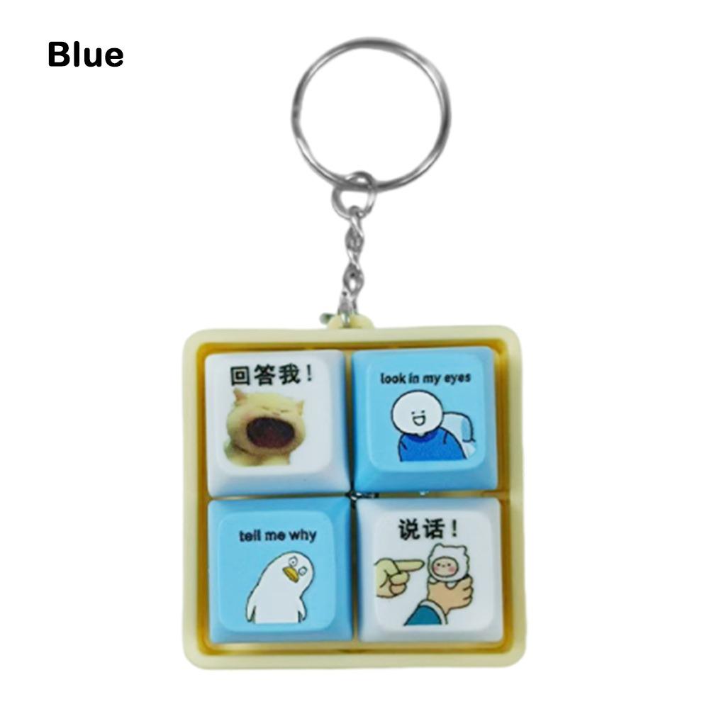 Keys Button Answer Me Button Pendant Glowing Keyboard Relaxing Stress Relief Keychain Pendant Pass The Time Luminous Keychain синій
Keys Button Answer Me Button Pendant Glowing Keyboard Relaxing Stress Relief Keychain Pendant Pass The Time Luminous Keychain синій