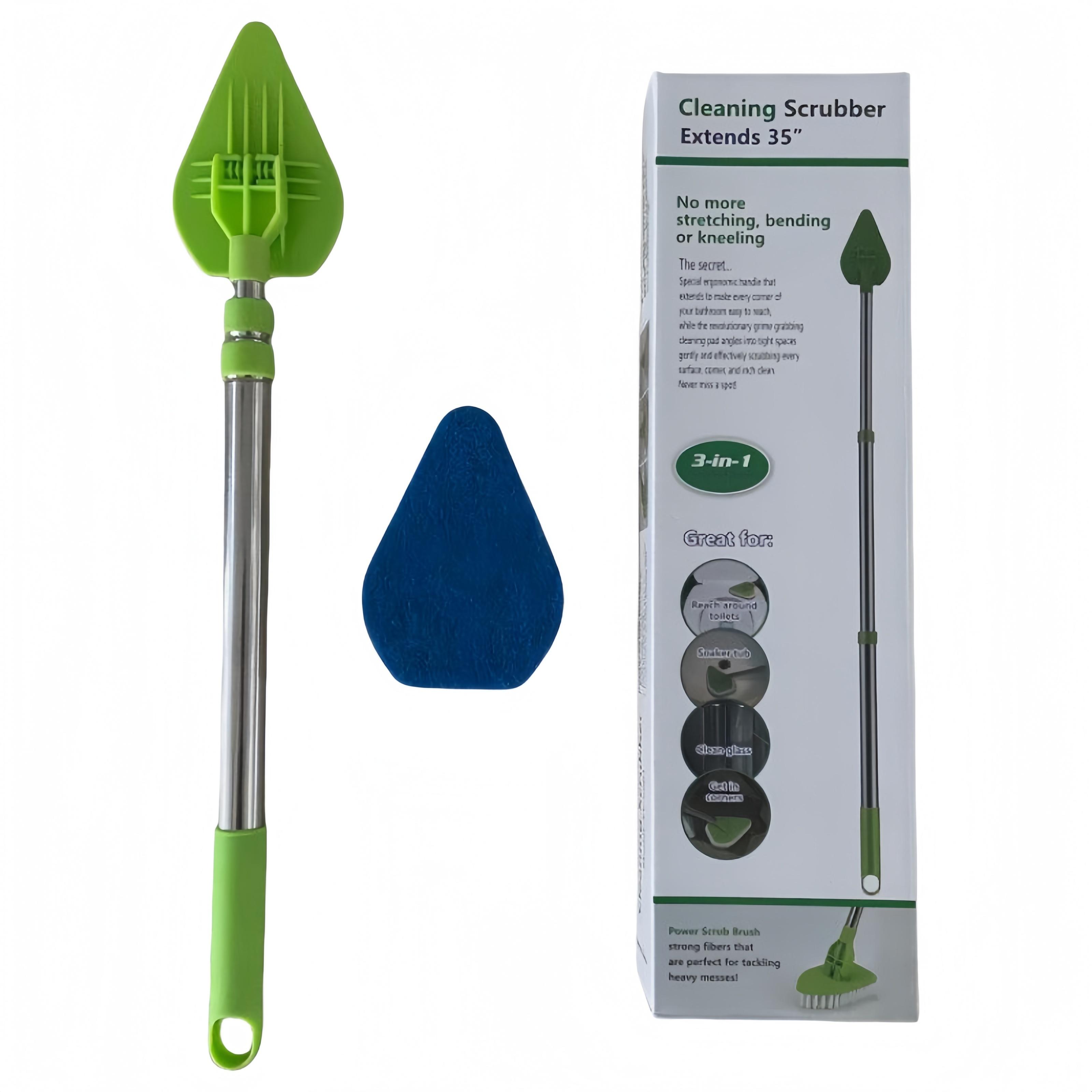 2 in 1 Scrub Cleaning 1/2/3pcs Sponge Brush with Long Handle Bristles Bathroom Toilet Kitchen Tile Wall Lightweigh Detachable
2 in 1 Scrub Cleaning 1/2/3pcs Sponge Brush with Long Handle Bristles Bathroom Toilet Kitchen Tile Wall Lightweigh Detachable