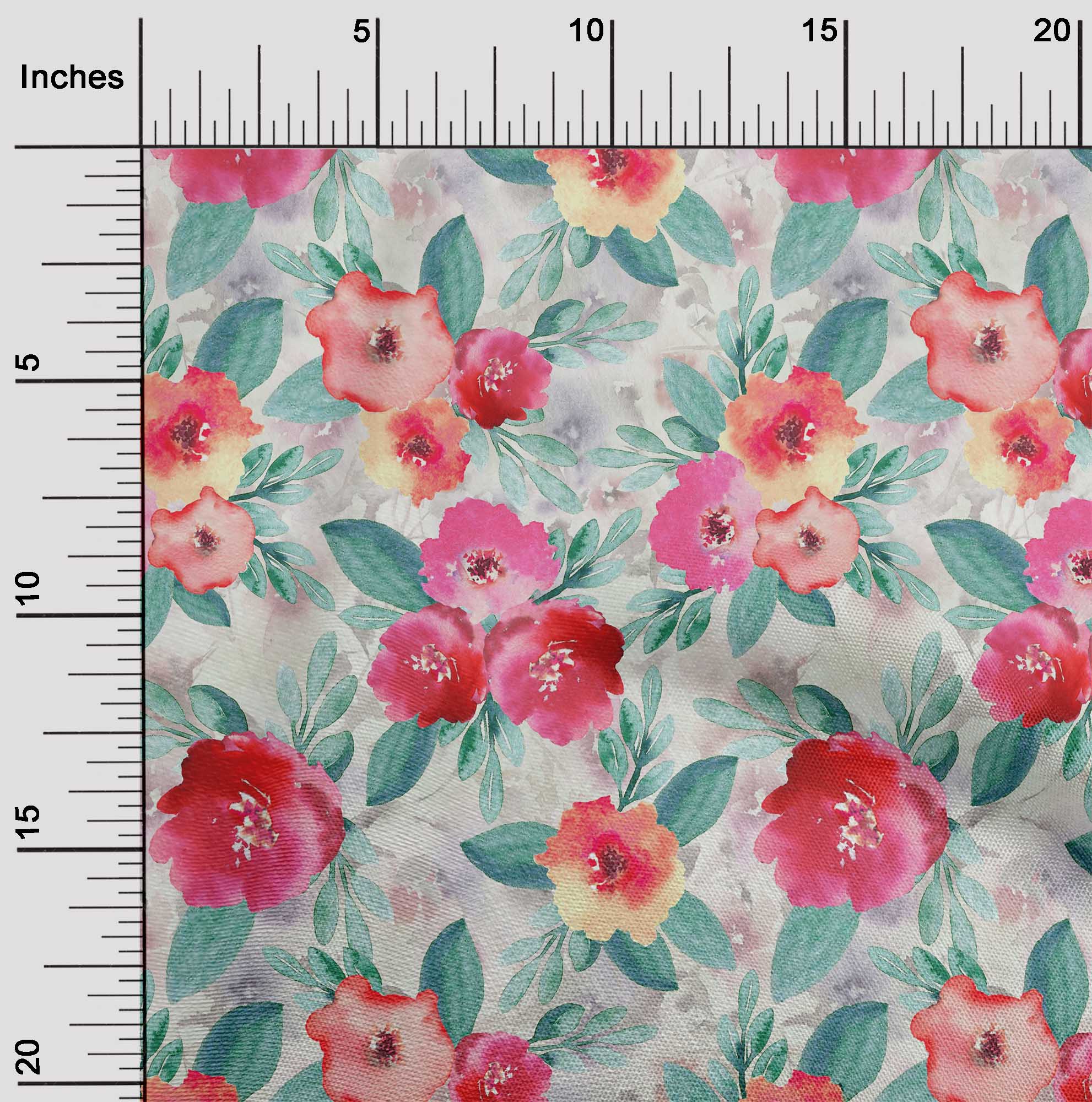 OneOone Cotton Flex Fabric Watercolor Leaves & Peony Floral Print Fabric BTY 40 дюймів 42 Inch - Viscose Chiffon світло-сірий колір
OneOone Cotton Flex Fabric Watercolor Leaves & Peony Floral Print Fabric BTY 40 дюймів 42 Inch - Viscose Chiffon світло-сірий колір