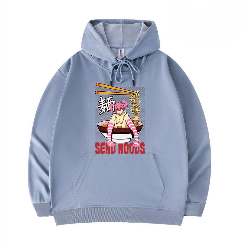 Men s Hoodies Funny Send Noods Ramen Bowl Lewd Anime Shabu Noodle Pool Print Funny Harajuku Style Twill imitation cotton Hoodies
Men s Hoodies Funny Send Noods Ramen Bowl Lewd Anime Shabu Noodle Pool Print Funny Harajuku Style Twill imitation cotton Hoodies