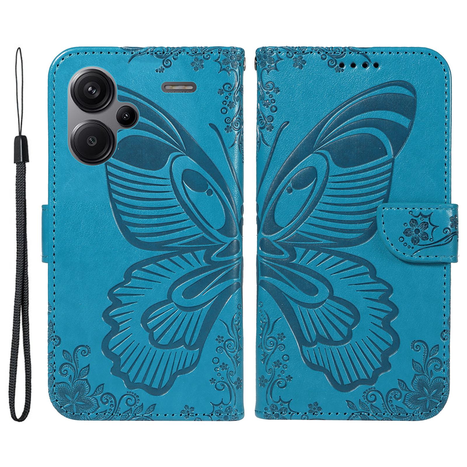 For Xiaomi Redmi Note 13 Pro+ 5G Case Butterfly Pattern PU Leather Folio Flip Phone Cover Blue
For Xiaomi Redmi Note 13 Pro+ 5G Case Butterfly Pattern PU Leather Folio Flip Phone Cover Blue