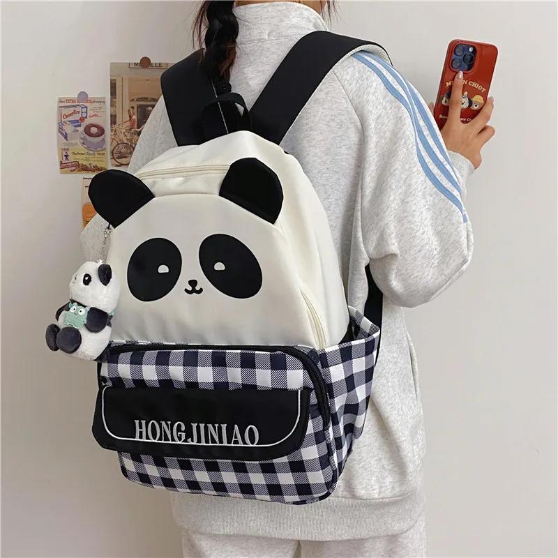 Women Cute cartoon panda schoolbag 2024 new kindergarten college students backpack girl large capacity light backpack
Women Cute cartoon panda schoolbag 2024 new kindergarten college students backpack girl large capacity light backpack